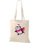 Kinder Tasche, Pinguin Penguin Weihnachten Christmas Winter Schnee Tiere Tier Natur, Tasche Beutel Shopper, natur