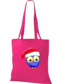 Kinder Tasche, Eule Owl Weihnachten Christmas Winter Schnee Tiere Tier Natur, Tasche Beutel Shopper