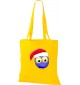 Kinder Tasche, Eule Owl Weihnachten Christmas Winter Schnee Tiere Tier Natur, Tasche Beutel Shopper, gelb