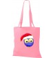 Kinder Tasche, Eule Owl Weihnachten Christmas Winter Schnee Tiere Tier Natur, Tasche Beutel Shopper, rosa