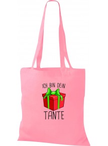 Kinder Tasche, Ich bin dein Geschenk Tante Weihnachten Geburtstag, Tasche Beutel Shopper
