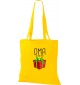 Kinder Tasche, Oma ich bin dein Geschenk Weihnachten Geburtstag, Tasche Beutel Shopper, gelb
