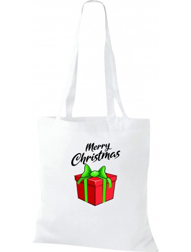 Kinder Tasche, Merry Christmas Geschenk Frohe Weihnachten, Tasche Beutel Shopper