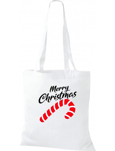 Kinder Tasche, Merry Christmas Zuckerstange Frohe Weihnachten, Tasche Beutel Shopper