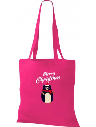 Kinder Tasche, Merry Christmas Bär Frohe Weihnachten, Tasche Beutel Shopper
