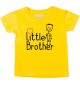Baby Kids-T, Little Brother Kleiner Bruder, gelb, 0-6 Monate