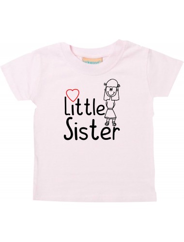 Baby Kids-T, Little Síster Kleine Schwester, rosa, 0-6 Monate
