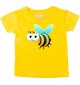Baby Kids-T, Biene Wespe Bee Tiere Tier Natur, gelb, 0-6 Monate