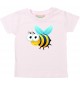 Baby Kids-T, Biene Wespe Bee Tiere Tier Natur, rosa, 0-6 Monate
