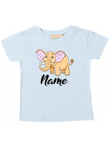 Baby Kids-T, Elefant Elephant mit Wunschnamen Tiere Tier Natur