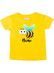 Baby Kids-T, Biene Wespe Bee mit Wunschnamen Tiere Tier Natur