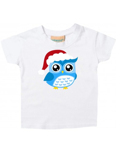 Baby Kids-T, Eule Owl Weihnachten Christmas Winter Schnee Tiere Tier Natur