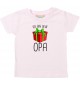 Baby Kids-T, Ich bin dein Geschenk Opa Weihnachten Geburtstag, rosa, 0-6 Monate