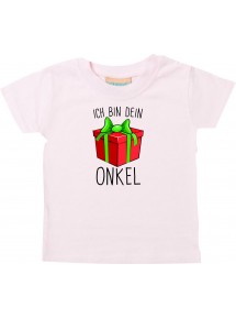 Baby Kids-T, Ich bin dein Geschenk Onkel Weihnachten Geburtstag, rosa, 0-6 Monate