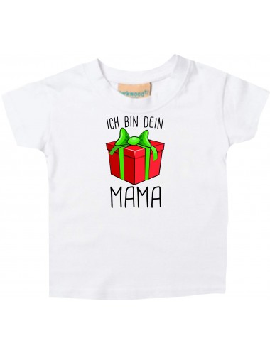 Baby Kids-T, Ich bin dein Geschenk Mama Weihnachten Geburtstag, weiss, 0-6 Monate