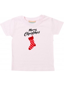 Baby Kids-T, Merry Christmas Weihnachtssocke Frohe Weihnachten