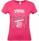 Lady T-Shirt, beste Oma der Welt, Familie pink, L