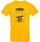 Unisex T Shirt, beste Schwester der Welt, Familie, gelb, L