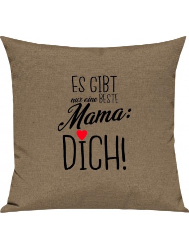 Sofa Kissen, es gibt nur eine beste Mama: DICH, Kuschelkissen Couch Deko,