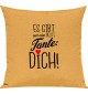 Sofa Kissen, es gibt nur eine beste Tante: DICH, Kuschelkissen Couch Deko, Farbe gelb