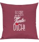 Sofa Kissen, es gibt nur eine beste Patentante: DICH, Kuschelkissen Couch Deko, Farbe pink