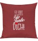 Sofa Kissen, es gibt nur eine beste Patentante: DICH, Kuschelkissen Couch Deko, Farbe rot