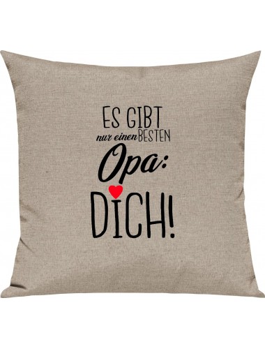 Sofa Kissen, es gibt nur einen besten Opa: DICH, Kuschelkissen Couch Deko,