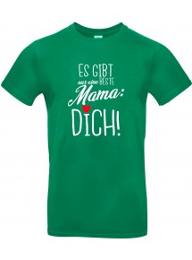 Unisex T Shirt, es gibt nur eine beste Mama: DICH, Familie, kelly, L