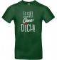 Unisex T Shirt, es gibt nur eine beste Oma: DICH, Familie, grün, L