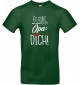 Unisex T Shirt, es gibt nur einen besten Opa: DICH, Familie, grün, L