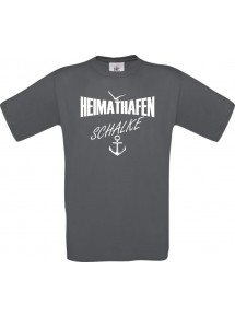 Männer-Shirt Heimathafen Schalke  kult, grau, Größe L