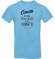 Unisex T Shirt, Cousin ich habe nachgemessen du bist Großartig, Familie, hellblau, L