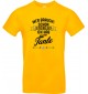 Unisex T Shirt, Wer braucht schon Superhelden ich hab meine Tante, Familie, gelb, L