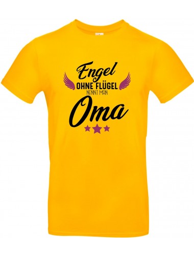 Unisex T Shirt, Engel ohne Flügel nennt man Oma, Familie