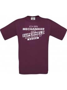 Männer-Shirt Ich bin Mechaniker, weil Superheld kein Beruf ist