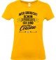 Lady T-Shirt, Wer braucht schon Superhelden ich hab meine Cousine, Familie gelb, L