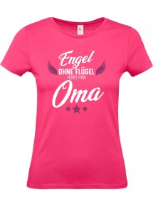 Lady T-Shirt, Engel ohne Flügel nennt man Oma, Familie