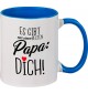 Kaffeepott Becher, es gibt nur einen besten Papa: DICH, Tasse Kaffee Tee, royal