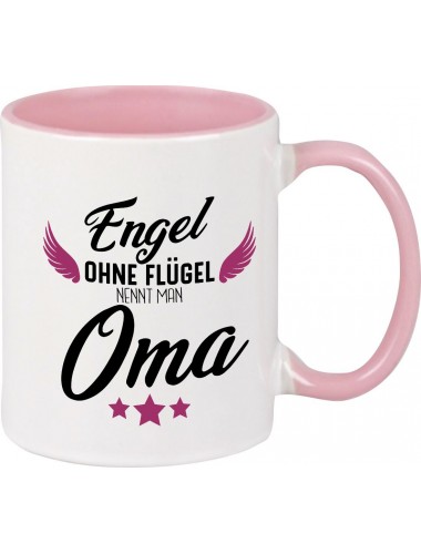 Kaffeepott Becher, Engel ohne Flügel nennt man Oma