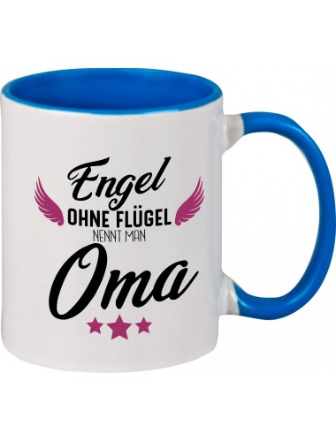 Kaffeepott Becher, Engel ohne Flügel nennt man Oma, Tasse Kaffee Tee, royal
