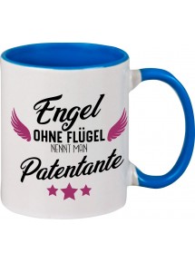 Kaffeepott Becher, Engel ohne Flügel nennt man Patentante