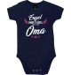 Baby Body Engel ohne Flügel nennt man Oma, Familie, blau, 12-18 Monate