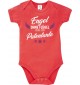 Baby Body Engel ohne Flügel nennt man Patentante, Familie, rot, 12-18 Monate