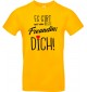 Kinder-Shirt Typo es gibt nur eine beste Freundin: DICH, Familie, gelb, 104