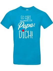 Kinder-Shirt Typo es gibt nur einen besten Papa: DICH, Familie, atoll, 104