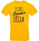 Kinder-Shirt Typo es gibt nur einen besten Bruder: DICH, Familie, gelb, 104