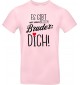 Kinder-Shirt Typo es gibt nur einen besten Bruder: DICH, Familie, rosa, 104