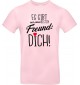 Kinder-Shirt Typo es gibt nur einen besten Freund: DICH, Familie, rosa, 104