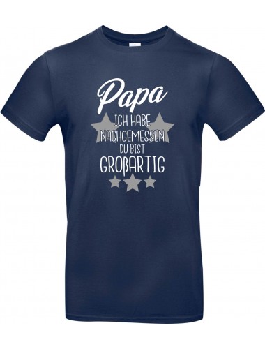 Kinder-Shirt Typo Papa ich habe nachgemessen du bist Großartig, Familie