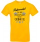 Kinder-Shirt Typo Patenonkel ich habe nachgemessen du bist Großartig, Familie, gelb, 104